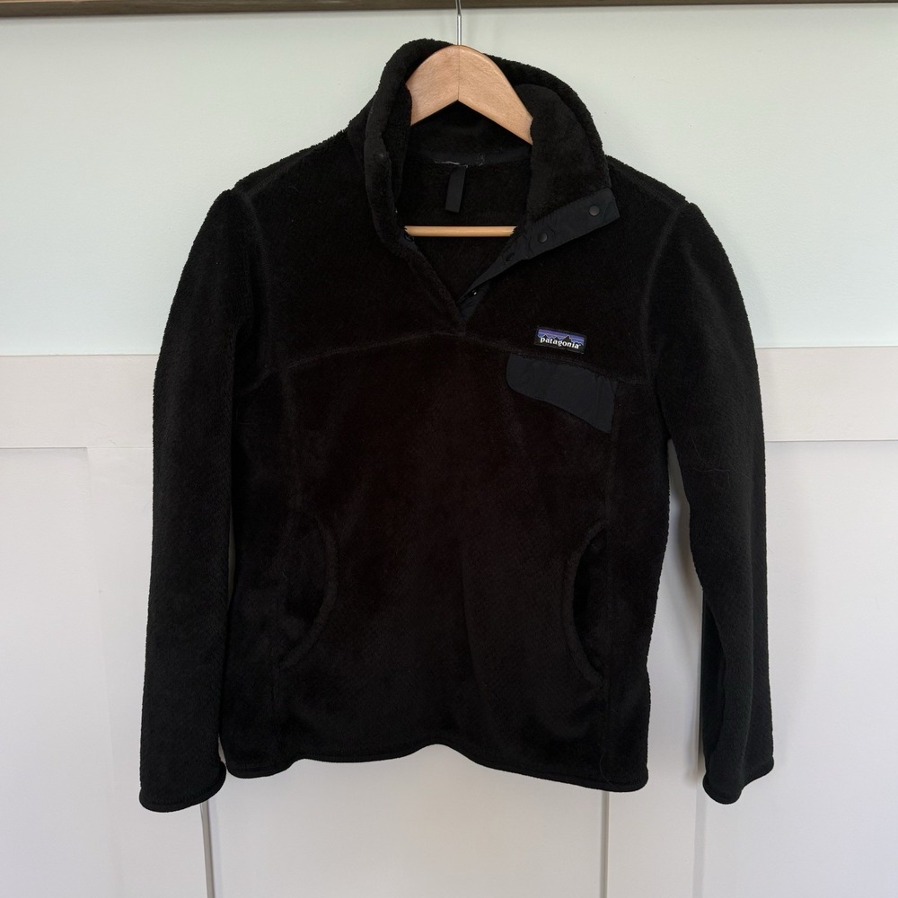 Patagonia Black Fleece Snap-T Pullover